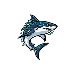 Icon or logo Shark very cool design