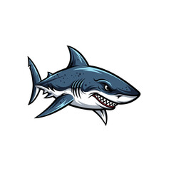 Obraz premium Icon or logo Shark very cool design