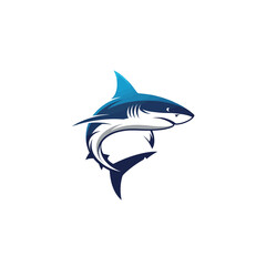 Fototapeta premium Icon or logo Shark very cool design