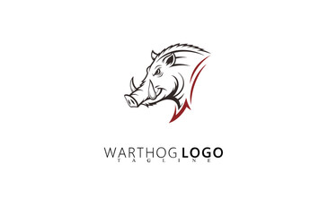 Bold Warthog Logo Design for Branding and Identity. Wild Boar Icon with a Rugged Look for Wildlife Brands, Outdoor Organizations, Survival Gear, and Powerful Naturalistic Visual Marketing Designs.

