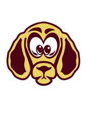 chien tete dessin animaux enfant