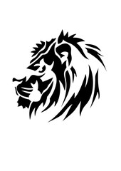 lion sauvage animaux tribal