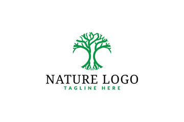 tree logo design. logo icon vector illustration