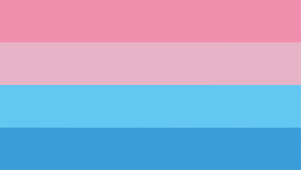 Bisexual pride flag with transparency for design and digital projects