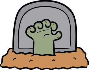 Illustration of tombstone
