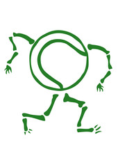 tennis squelette dino smiley