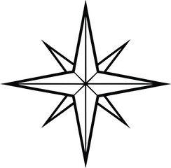 Fototapeta premium silver star icon