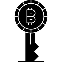 Bitcoin Icon Vector Element