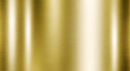 Polished Golden Texture with Vertical Light Streaks and Reflective Highlights