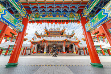 Awesome view of the Thean Hou Temple, Kuala Lumpur, Malaysia