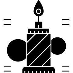 Candle Icon Vector Element