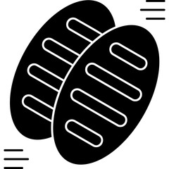 Obraz premium Bread Icon Vector Element