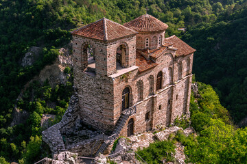 Detailed Close-Up of Asen's Fortress in Bulgaria