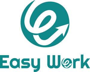 letter E easy work business growth logo,  Online Marketplace logo