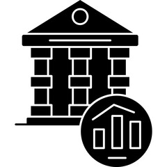 Bank Icon Vector Element