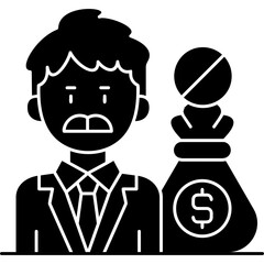 Bribe Icon Vector Element