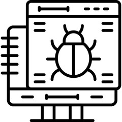 Virus Icon Vector Element