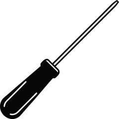 screwdriver on white background
