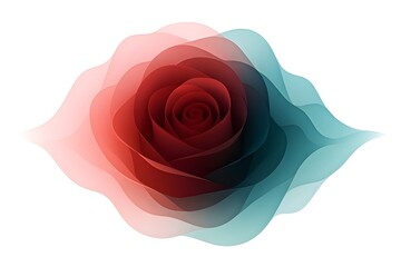 Rose in digital art