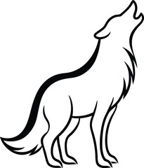 vector illustration of a Fox