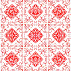 seamless pattern in ethnic style, vintage background