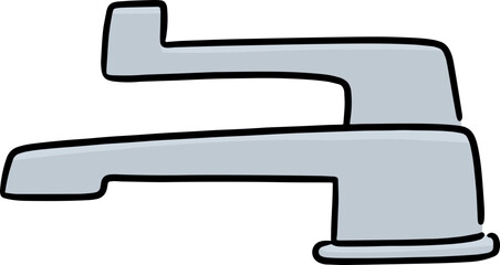 Illustration of faucet
