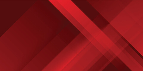 Red abstract background. Dynamic shapes composition modern arts