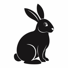 Obraz premium vector illustration of a rabbit