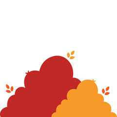 Autumn Bush Illustration