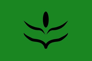 Black Leaf logo on green background. 