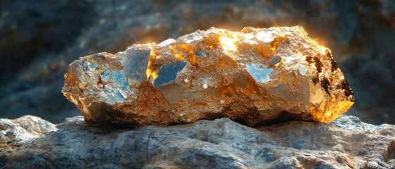 close up of a rock