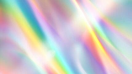 レインボーカラーが流れるように広がる幻想的なグラデーション（美容・コスメ・教育・デジタル）