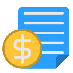 Flat Business Expenses Icon Set