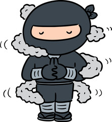 Illustration of ninja

