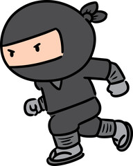 Illustration of ninja
