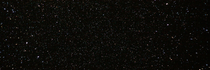 Night Starry Sky Background. Night View Of Natural Glowing Stars