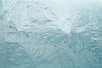 Ice Background Ice Background, Natural Blue Frosty Pattern On Frost Glass