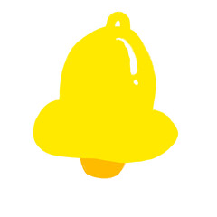 심플한 노란 종