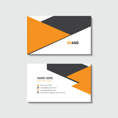 Clean professional business card template