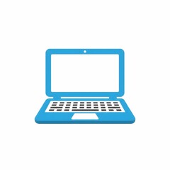 Blue Laptop Computer