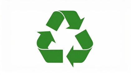 Obraz premium Green Recycling Arrows Symbol, Recycling, Sustainability