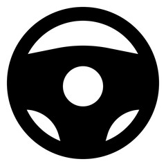 transportation solid icon set