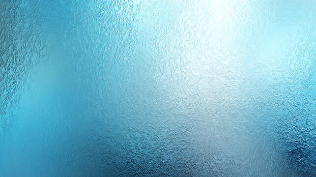 frosted glass texture with soft blue gradient, blurred abstract effect, clean and elegant  background