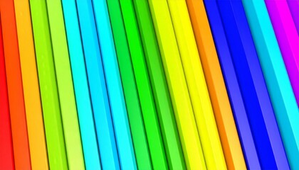 Rainbow Stripes Abstract Background, Color, Gradient