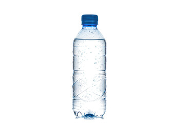 Naklejka premium Plastic water bottle isolated on transparent background