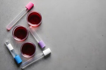Do blood test in laboratory. Analysis. Blood samples in test tubes sang, analyse, test, laboratoire, m&eacute;dical, 
