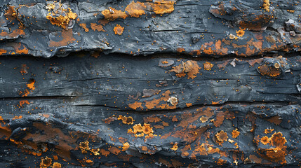 Decomposed forest wood close-up with moss, decay, and fungal growth--textured and raw.