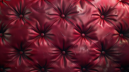 Deep burgundy red leather texture with bold shine and rich undertones, elegant and dramatic.