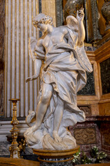 Saint Ignatius of Loyola church, Rome, Italy. Angel