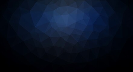 Obraz premium Abstract geometric background with dark blue polygonal pattern